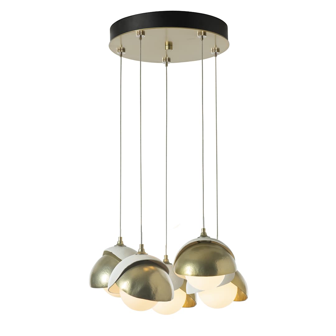Brooklyn 5 Light 16" Wide Multi Light Pendant
