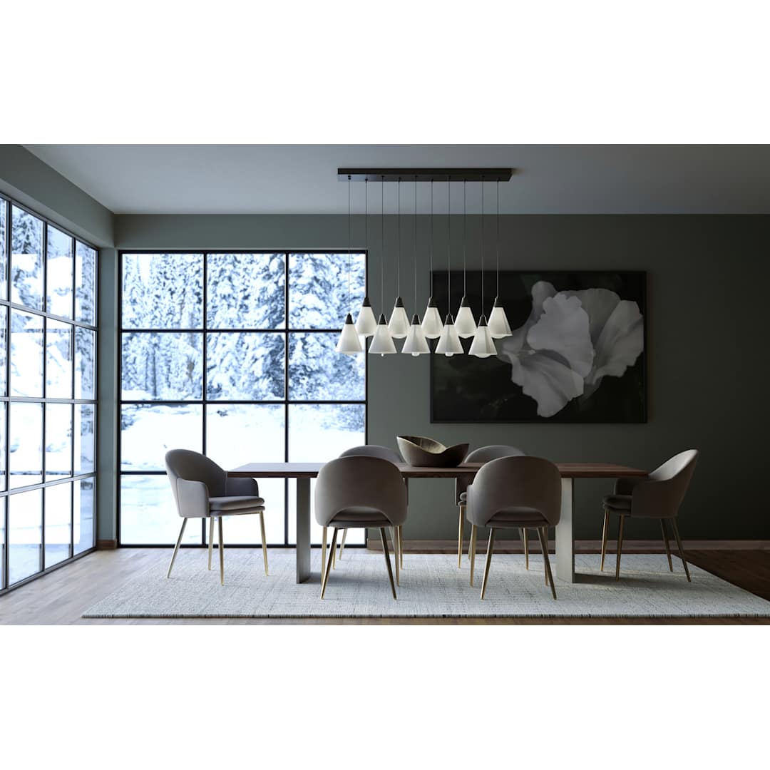 Mobius 10 Light 46" Wide Linear Pendant