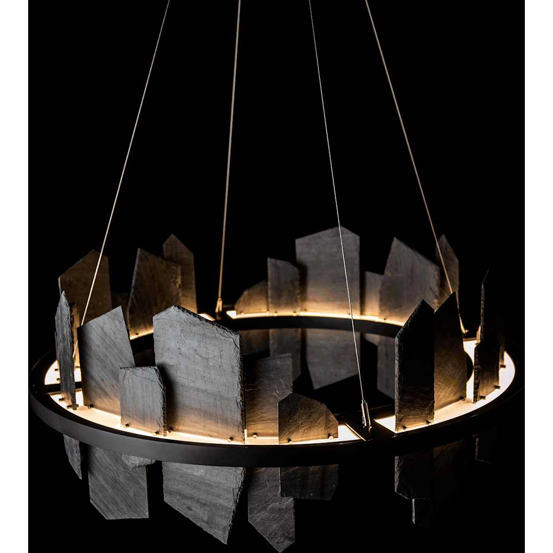 Ardesia 38" Wide LED Ring Chandelier