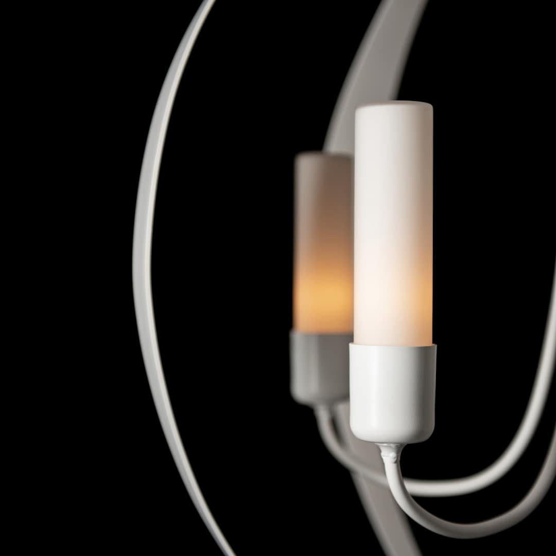 Pomme 5 Light 30" Wide Outdoor Pillar Candle Pendant