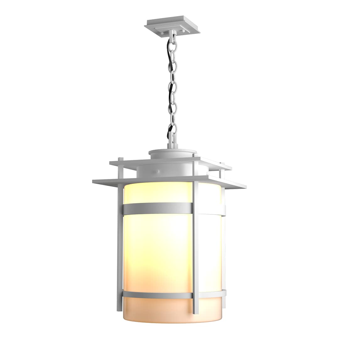 Banded 14" Wide Semi-Flush Outdoor Pendant