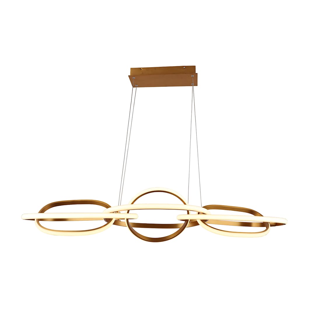 Knox 6 Light 63" Wide LED Linear Chandelier