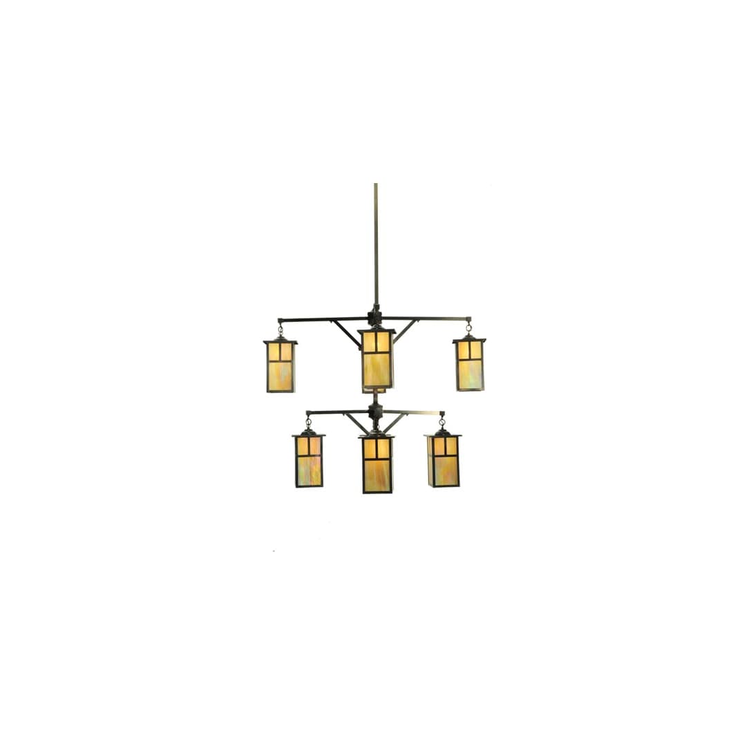 Hyde Park T Mission 8 Light 52" Wide Chandelier