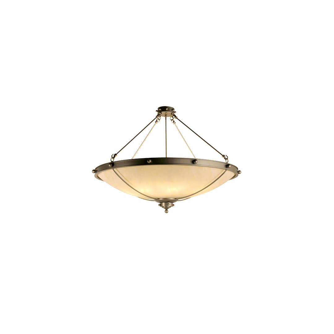 Freya 8 Light 48" Wide Semi-Flush Bowl Ceiling Fixture