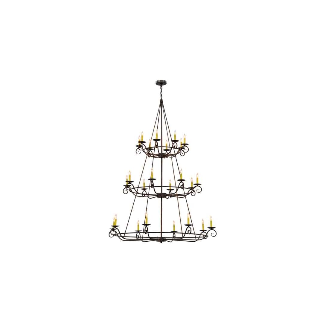 Estrella 24 Light 60" Wide Taper Candle Style Chandelier