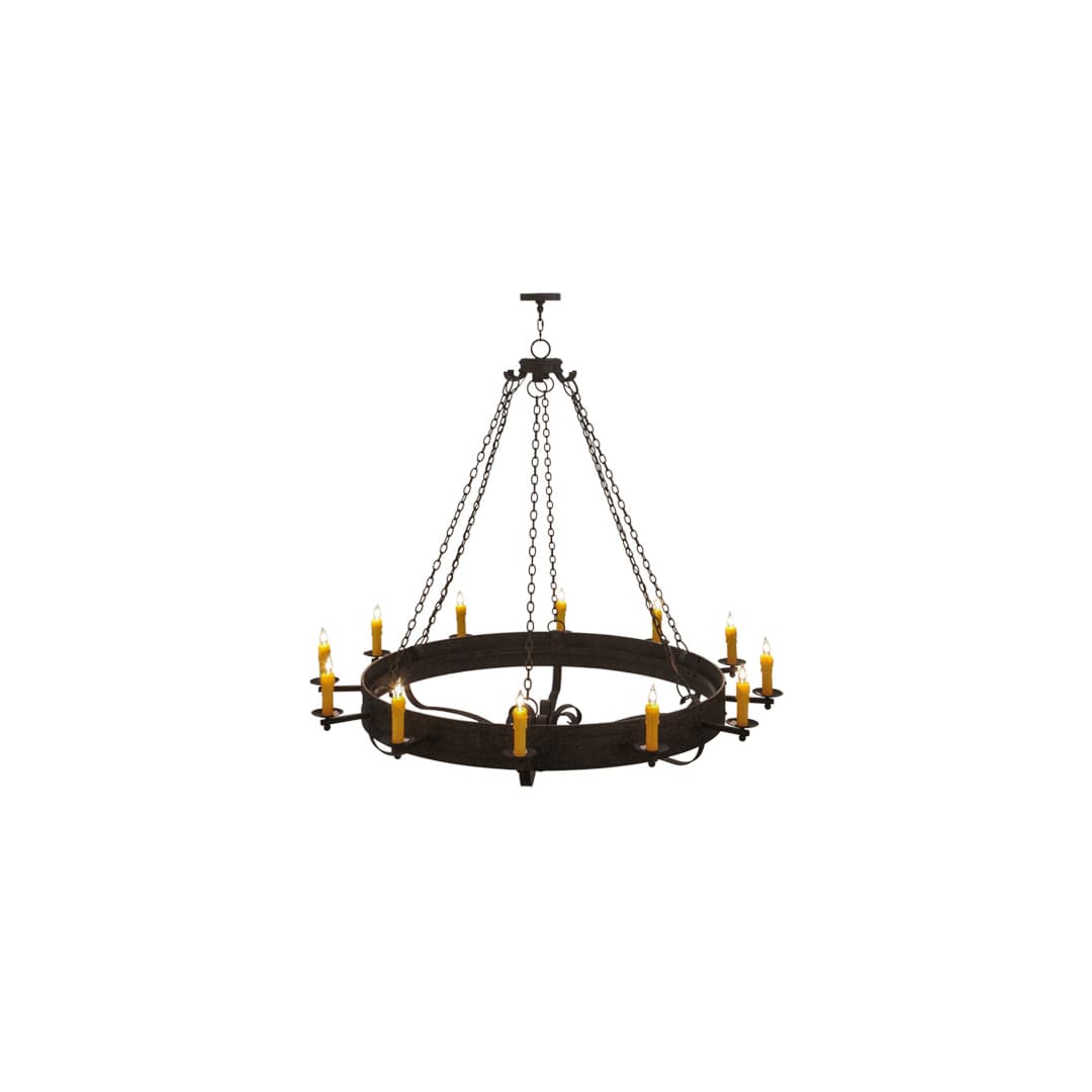 Parnella 12 Light 72" Wide Taper Candle Style Chandelier