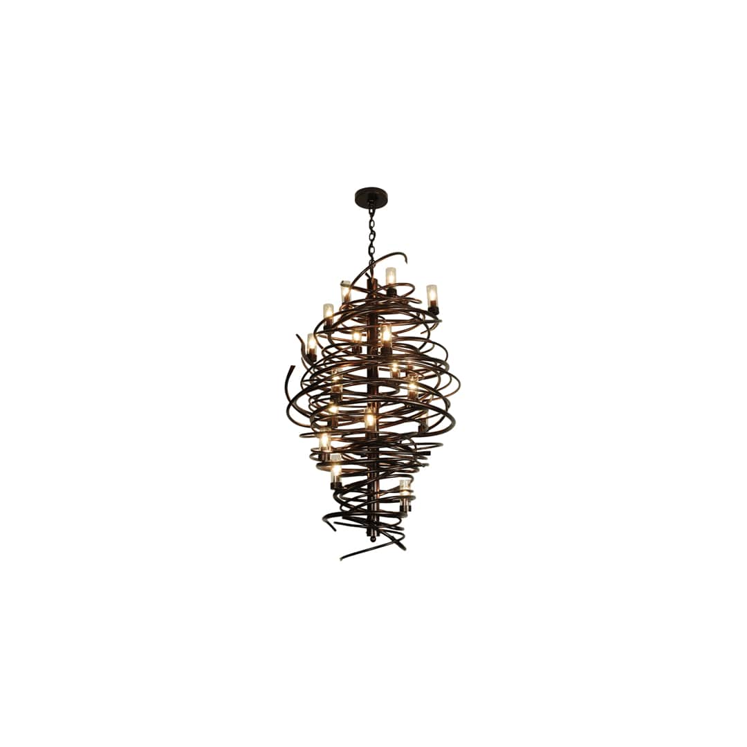 Centric 18 Light 30" Wide Taper Candle Style Chandelier