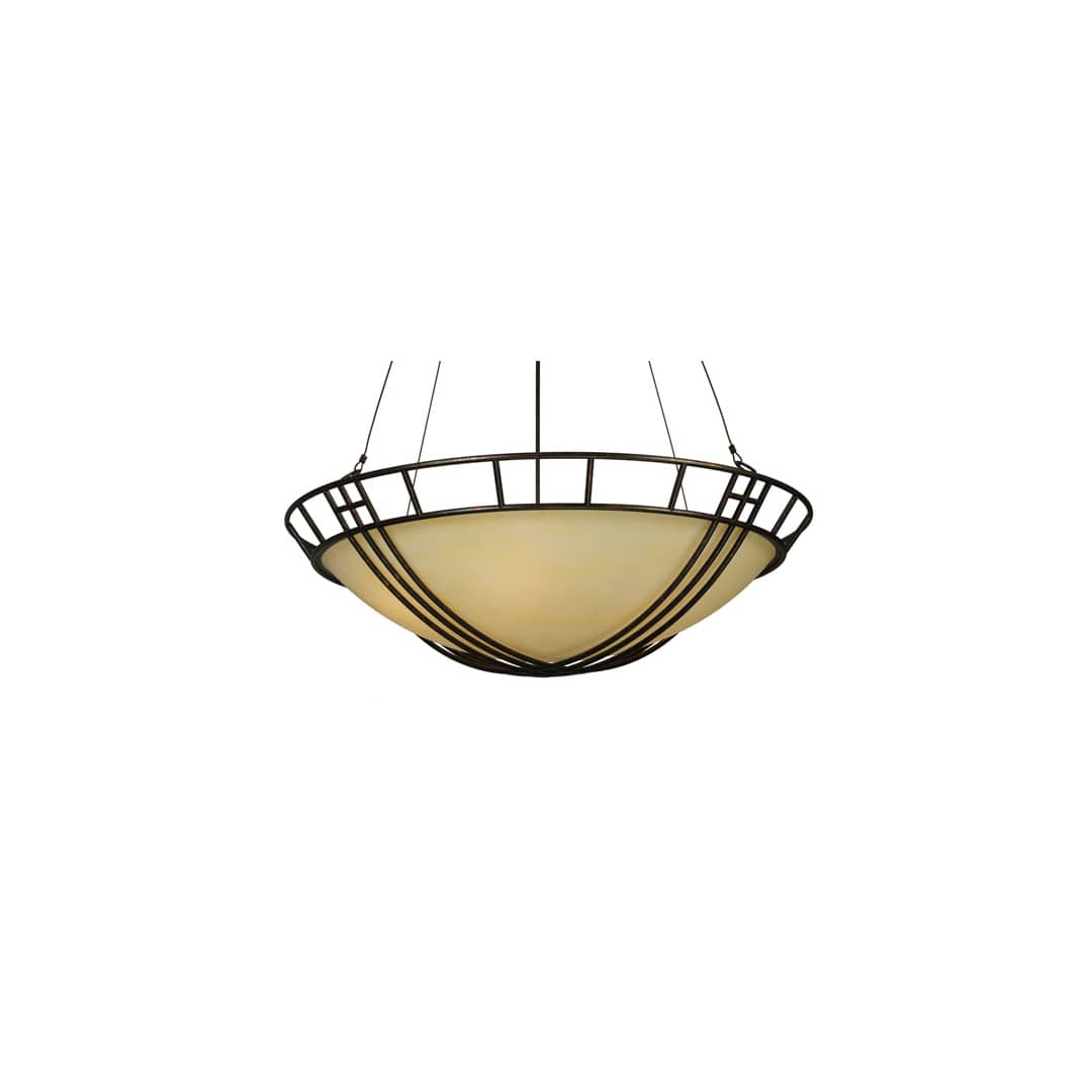 Flowing Cross 6 Light 48" Wide Pendant