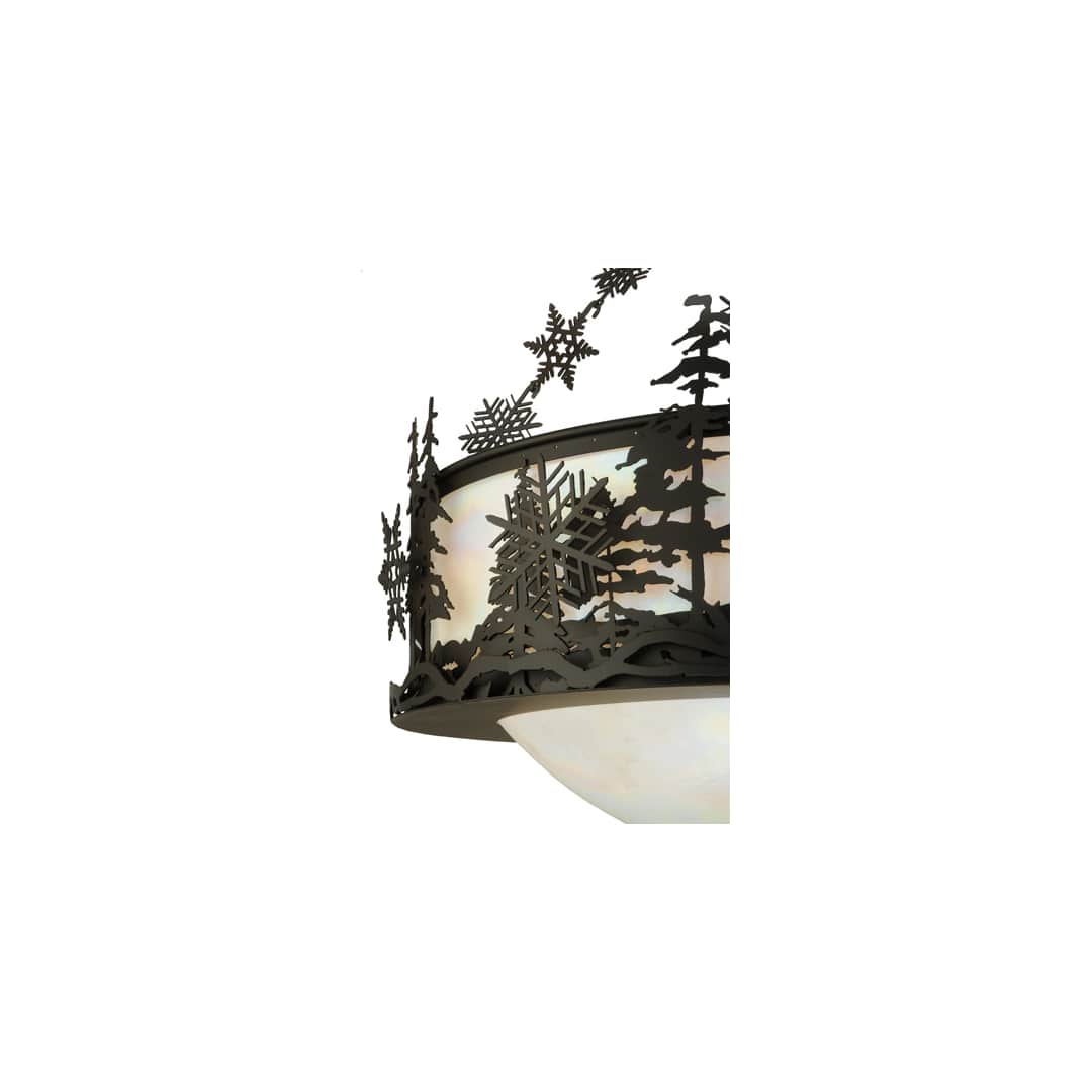 Snowflake 3 Light 32" Wide Pendant