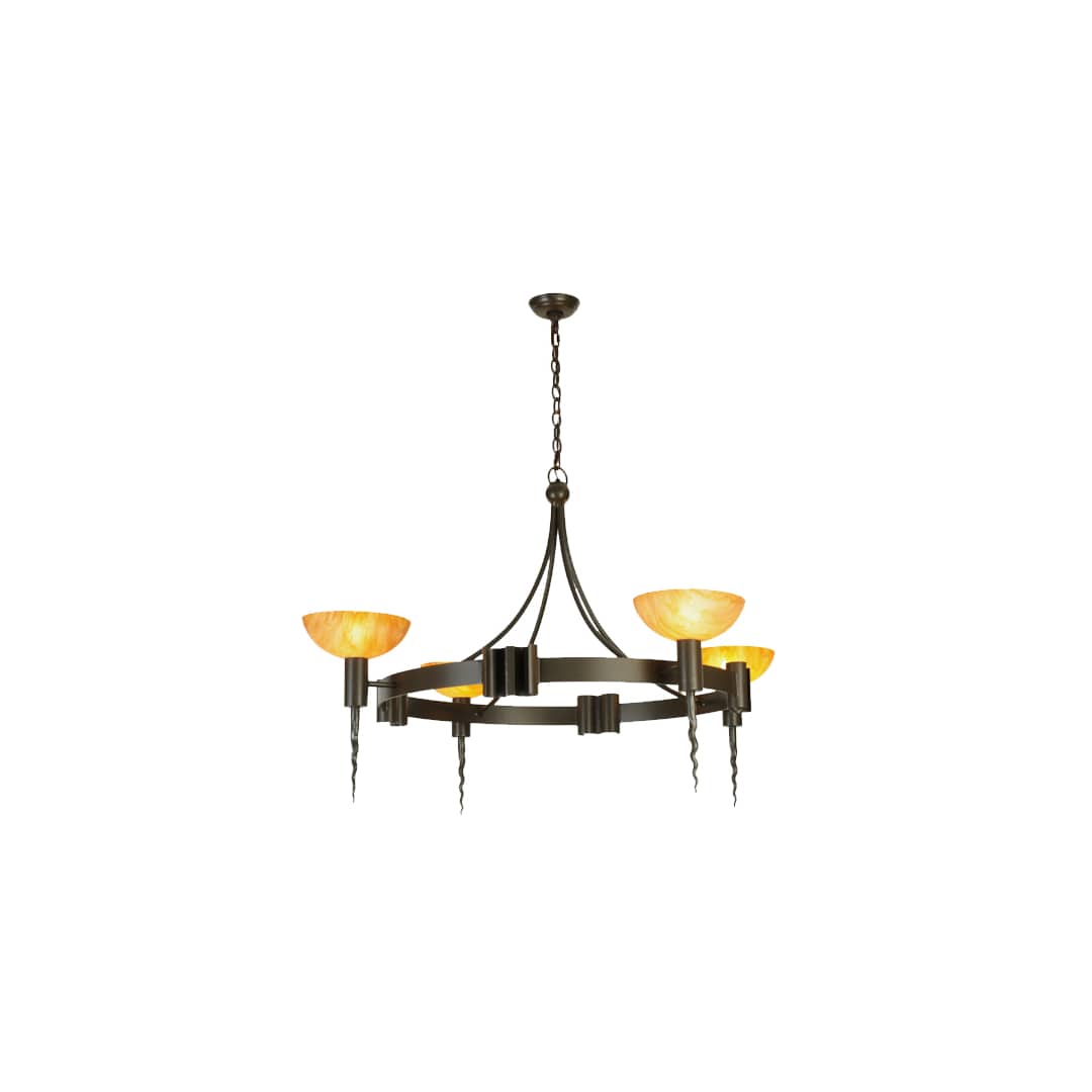 Kuberic 4 Light 49" Wide Chandelier
