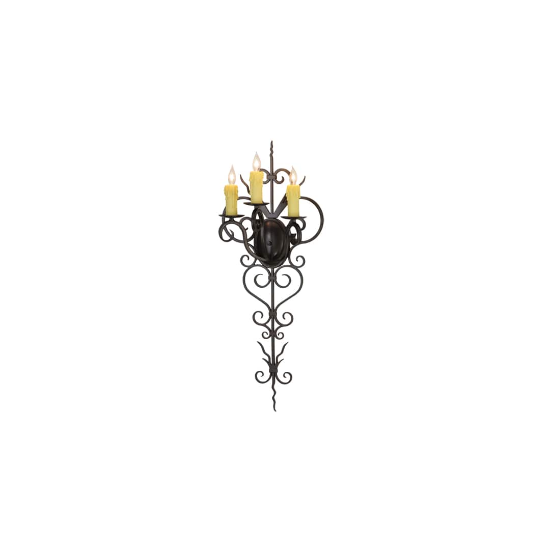 Kenna 3 Light 36" Tall Wall Sconce