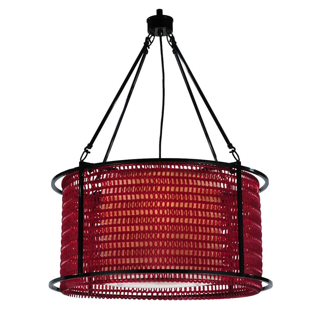 24" W Maille Drum Pendant