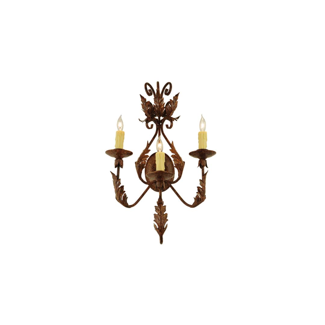 French Elegance 3 Light 28" Tall Wall Sconce
