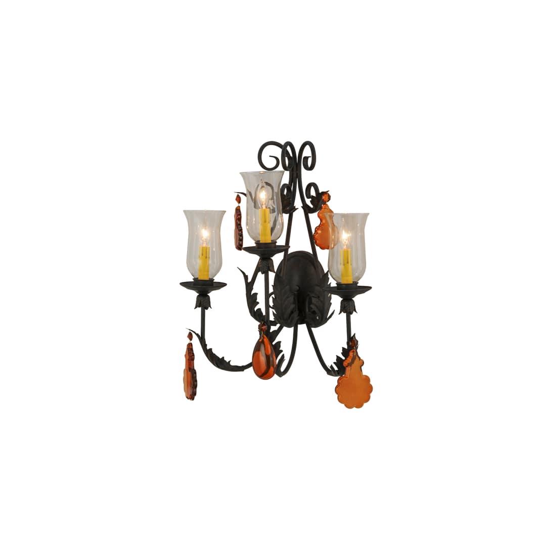 French Elegance 3 Light 23" Tall Wall Sconce