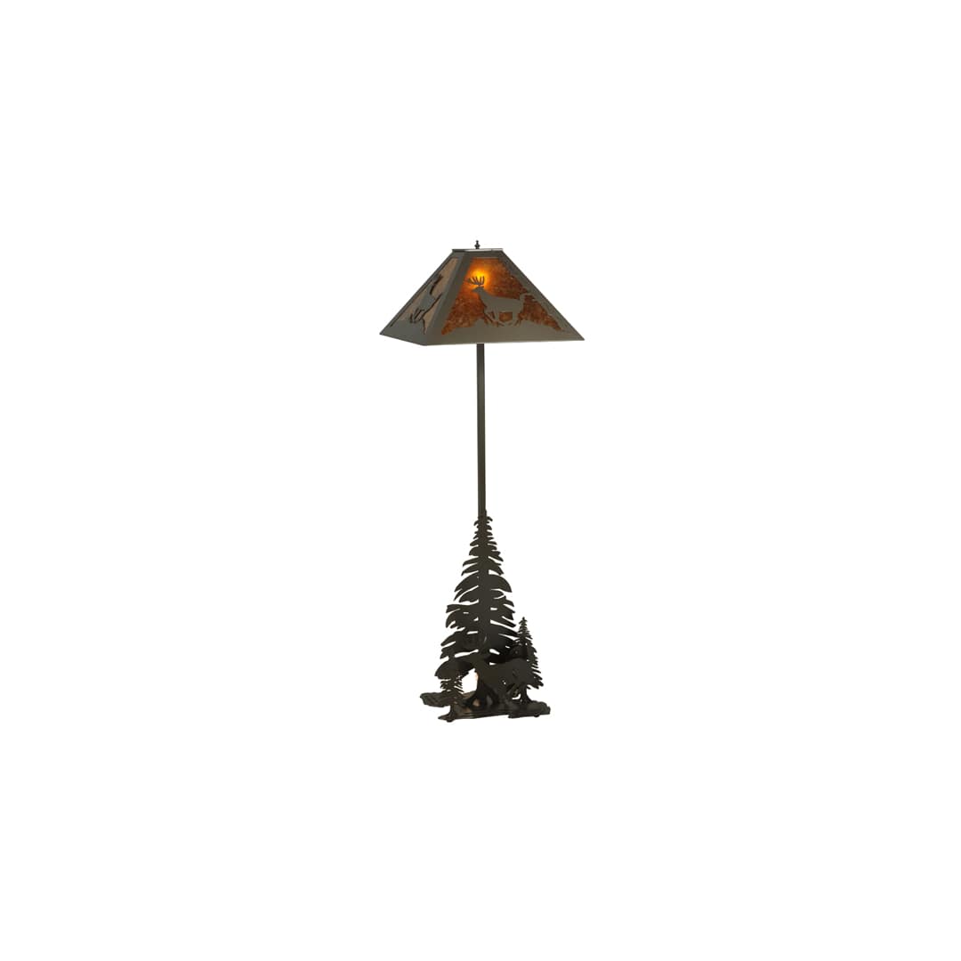 Lone Deer 72" Tall Buffet Floor Lamp