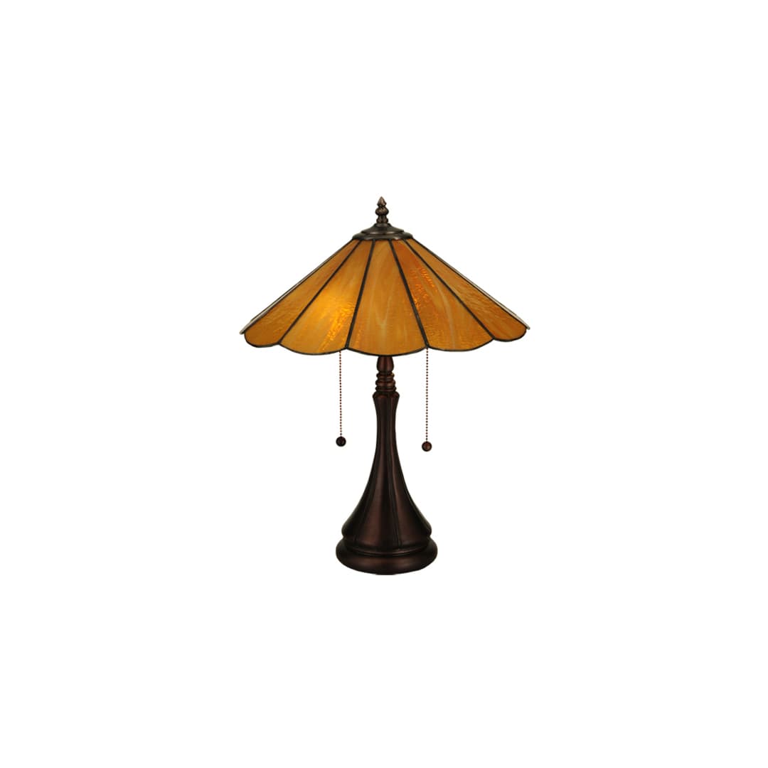 Panel Honey 2 Light 21" Tall Buffet Table Lamp