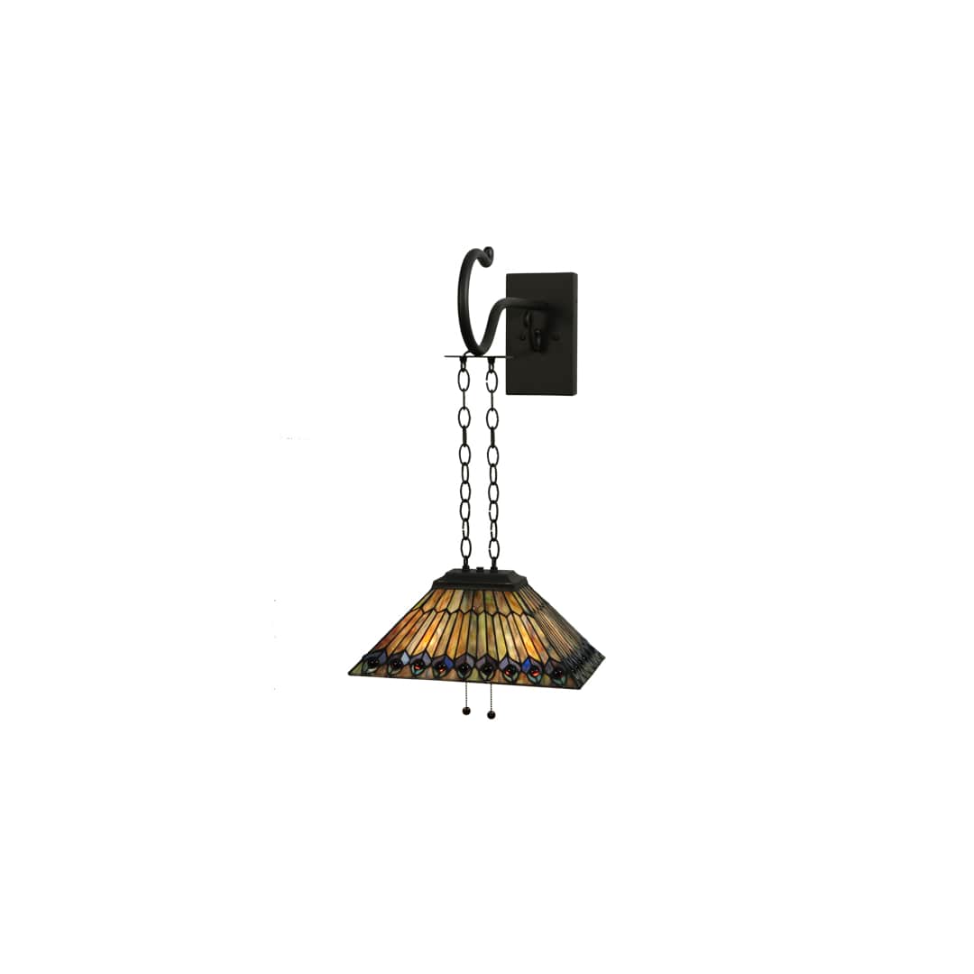 Tiffany 2 Light 16" Tall Wall Sconce