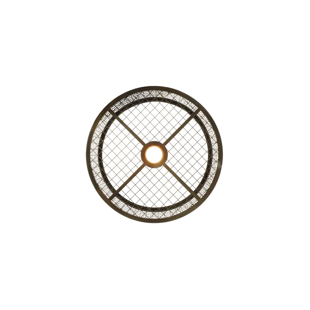 Paloma Golpe 30" Wide Cage Pendant