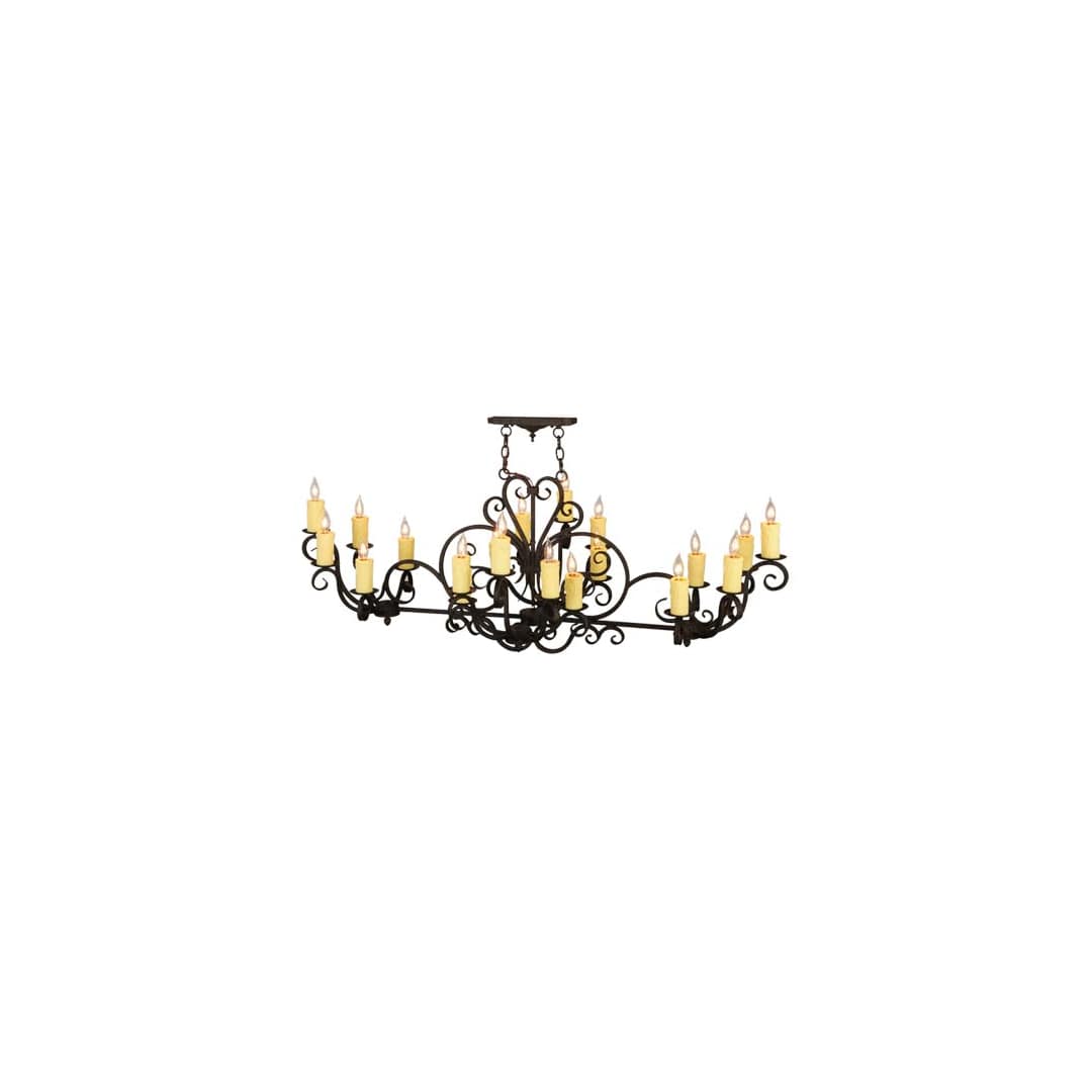 Kean Moins 20 Light 34" Wide Pillar Candle Style Chandelier