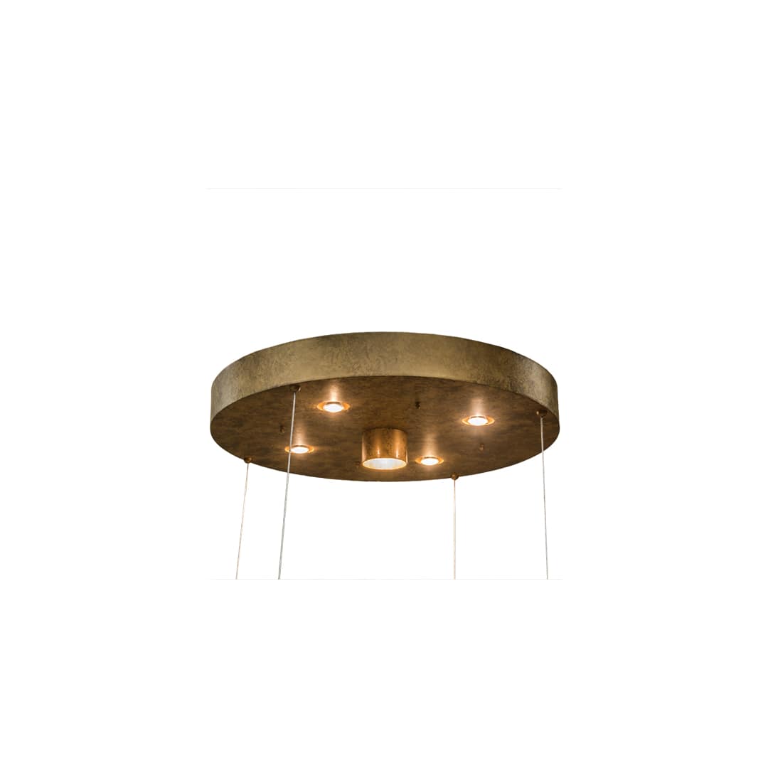 Dragos 4 Light 80" Wide Abstract Pendant