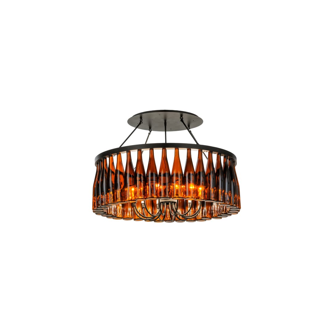 Tuscan Vineyard 12 Light 38" Wide Ring Chandelier