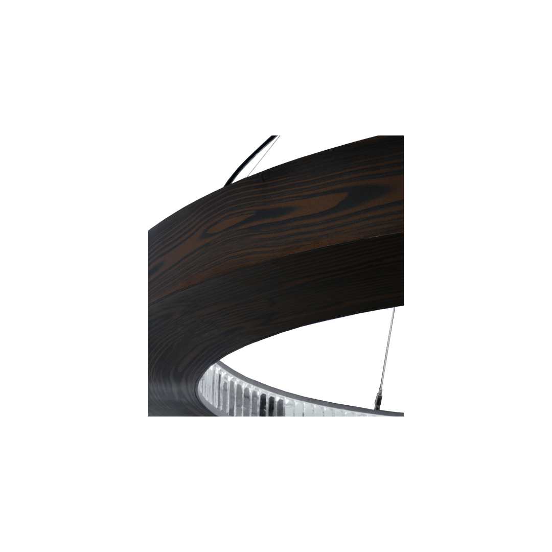 Hickory Treasures 40" Wide Wood Pendant