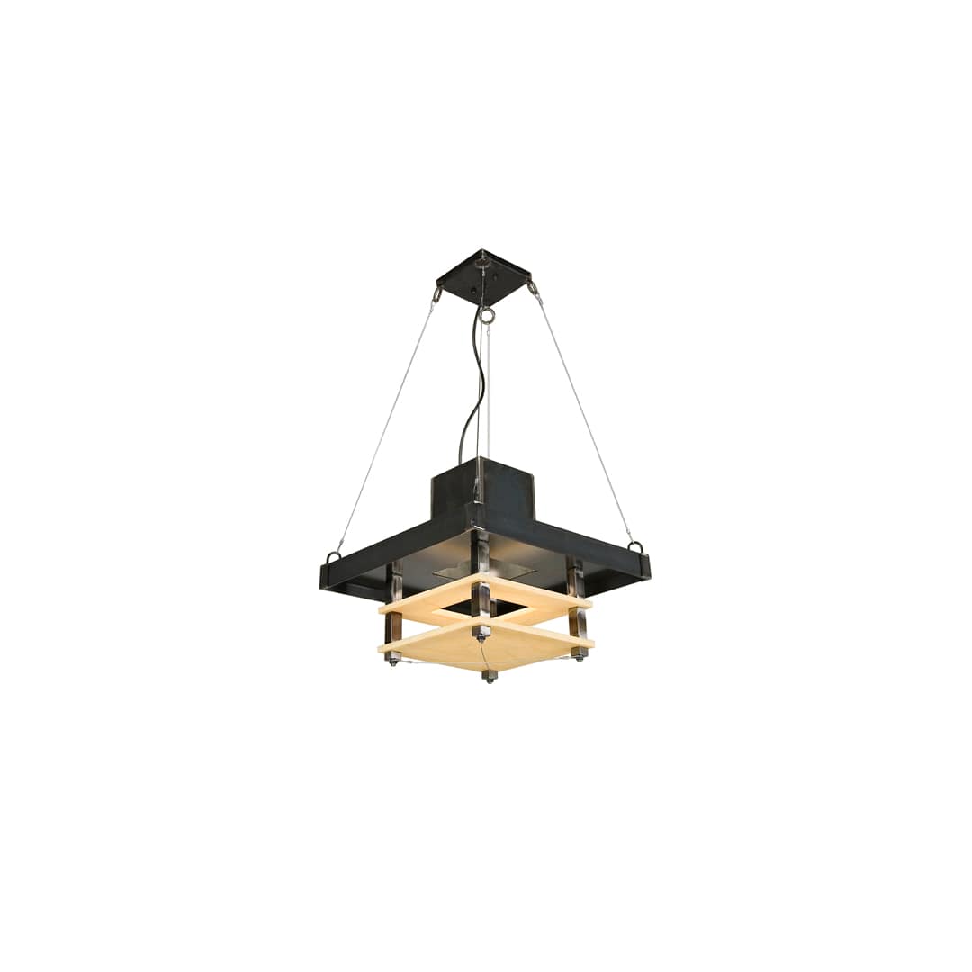 Metropolis 2 Light 18" Wide Abstract Pendant