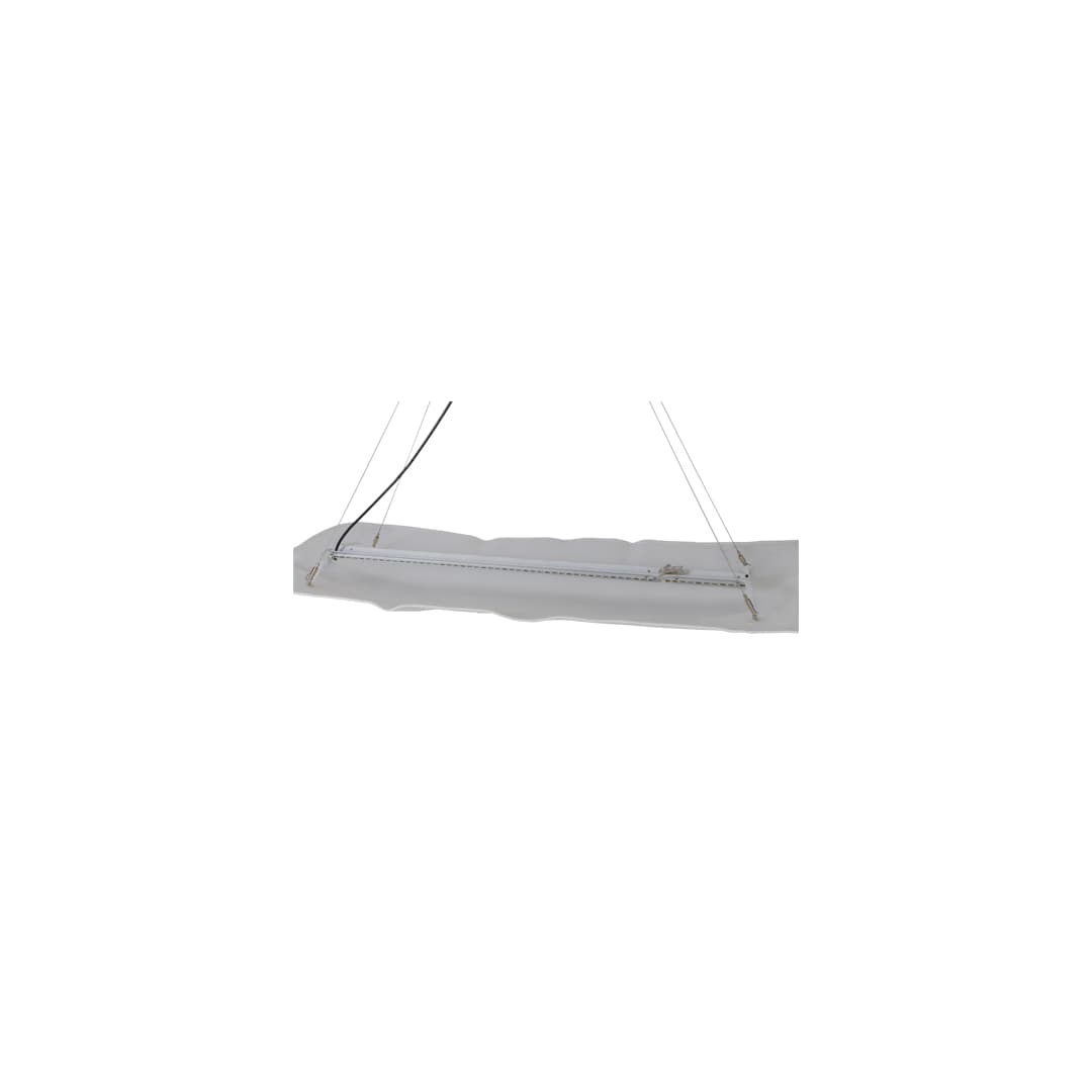 Linne 24" Wide Abstract Linear Pendant