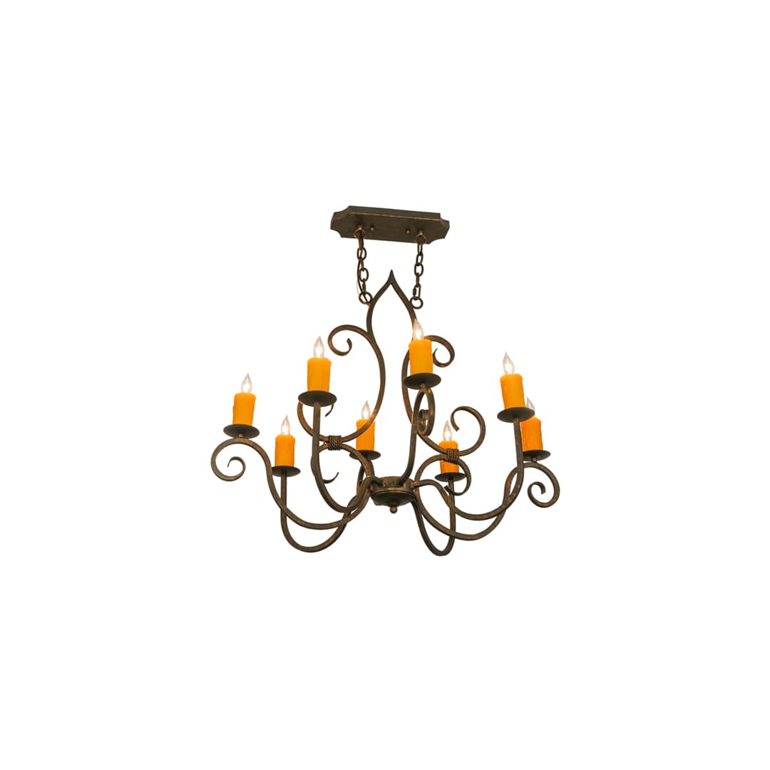 Clifton 8 Light 26" Wide Taper Candle Style Chandelier