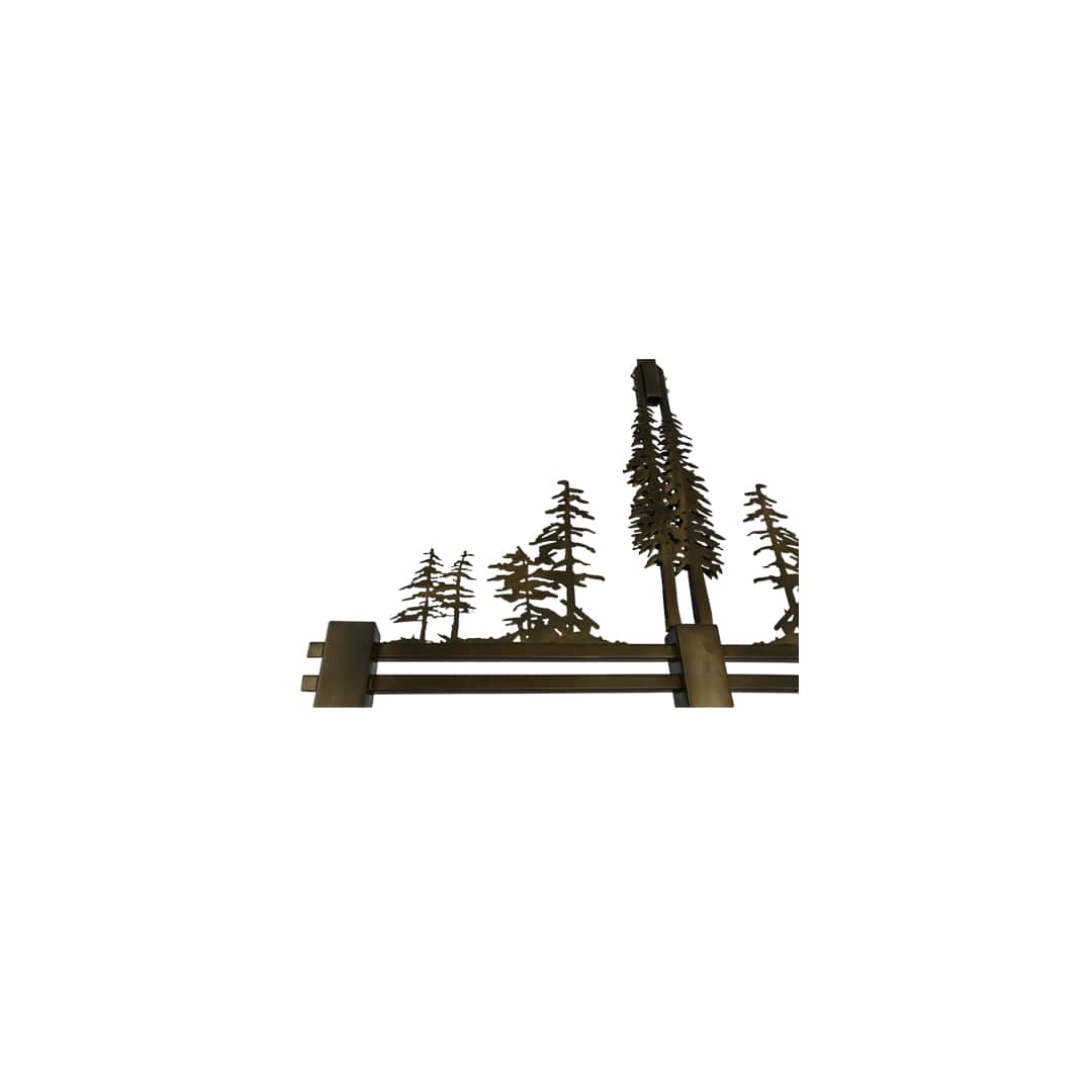 Tall Pines 3 Light 12" Wide Linear Pendant