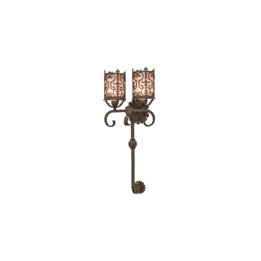 Oskar 2 Light 36" Tall Wall Sconce