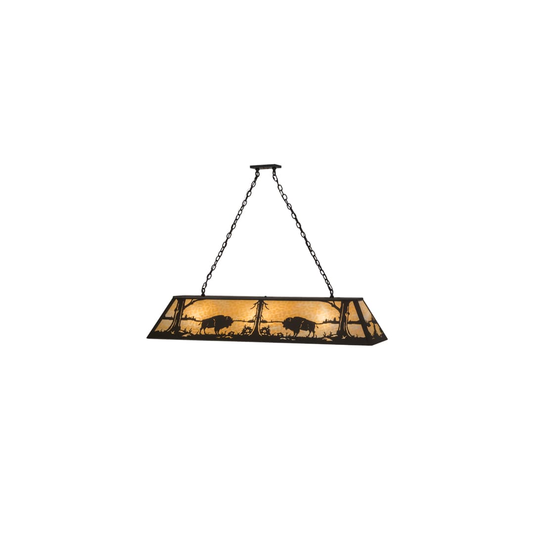 Buffalo at Lake 9 Light 17" Wide Linear Pendant
