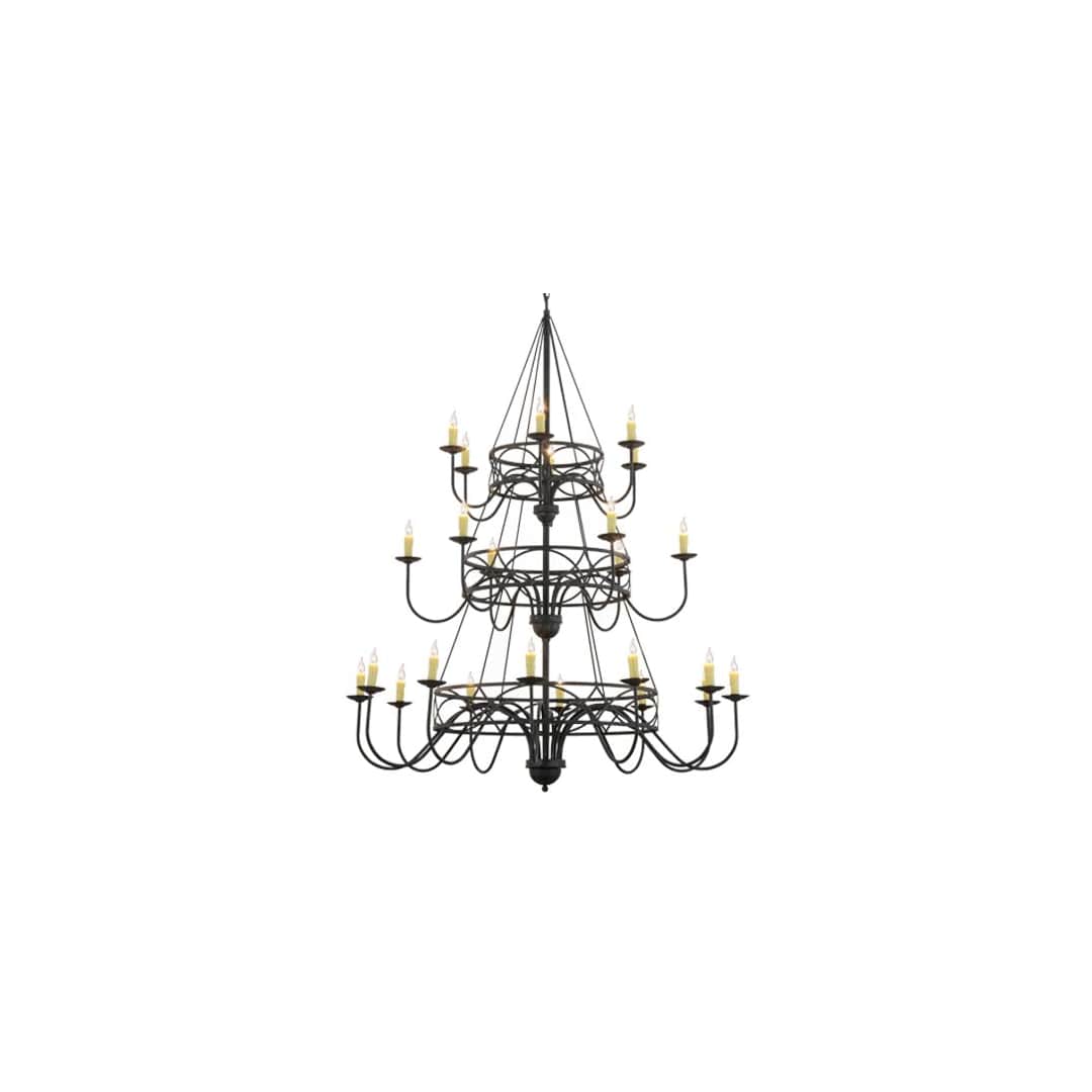 Polonella 24 Light 60" Wide Taper Candle Style Chandelier
