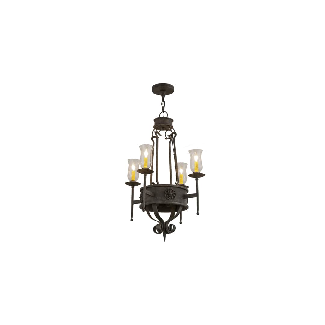 Lorenzo 4 Light 24" Wide Chandelier