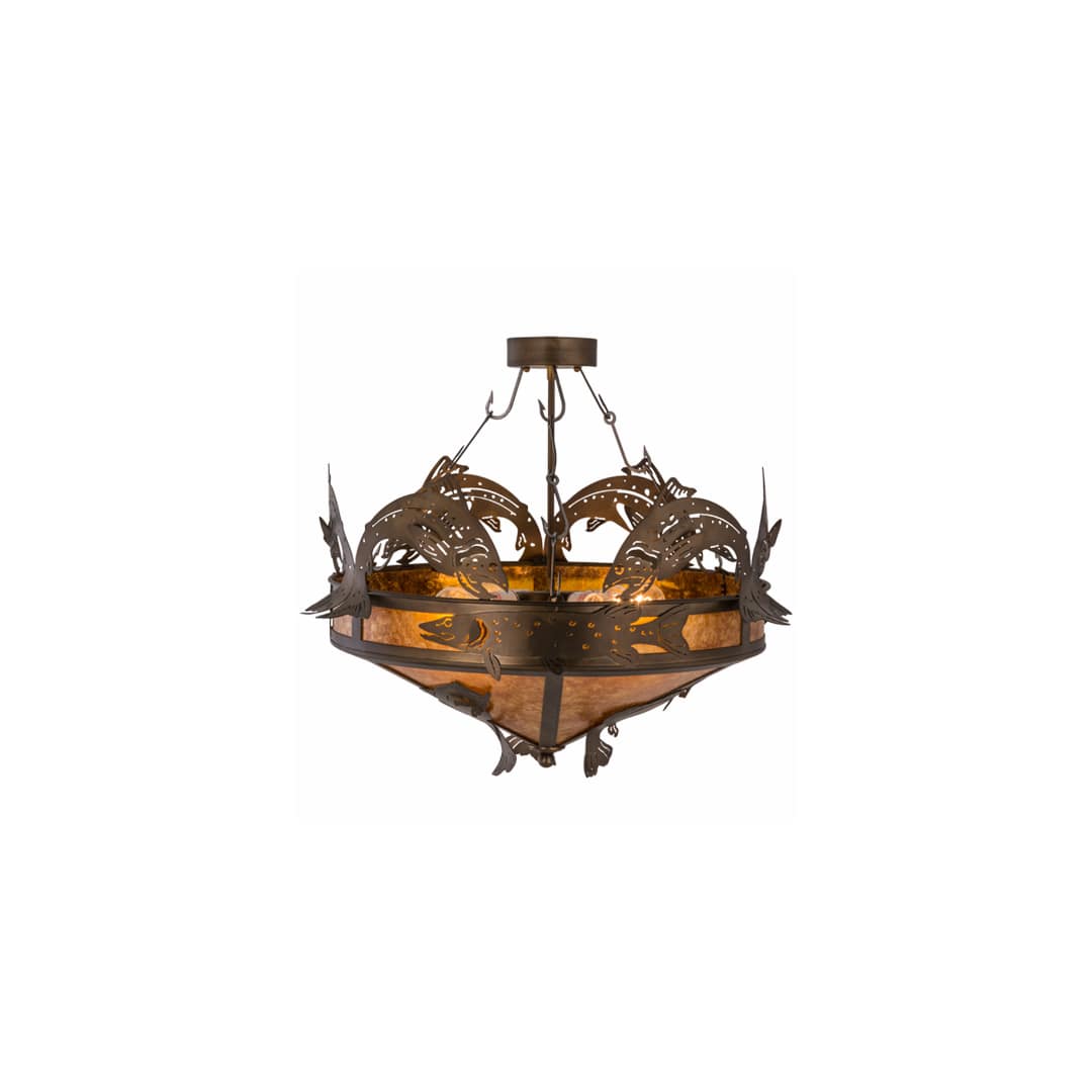 Catch of the Day 4 Light 27" Wide Pendant