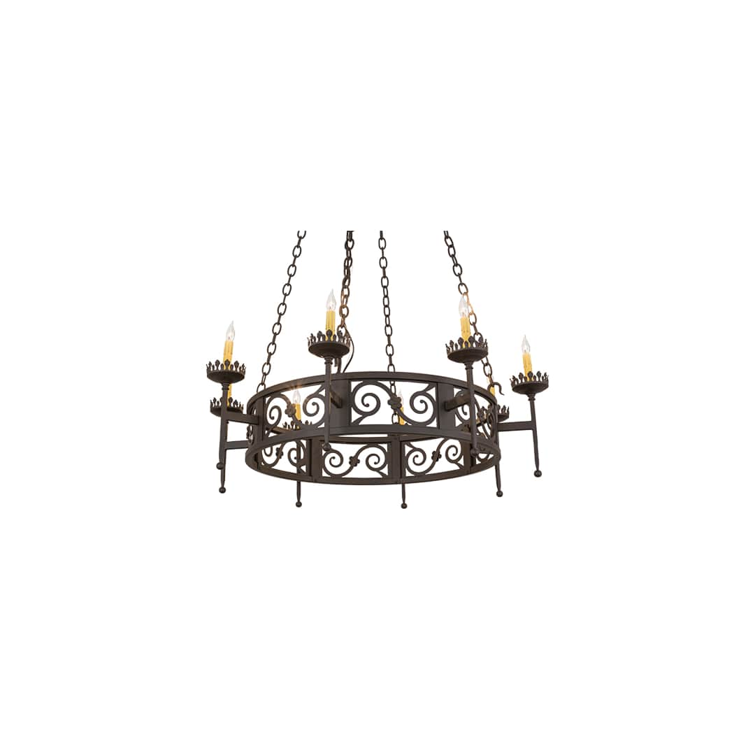 Majella 8 Light 42" Wide Taper Candle Style Chandelier