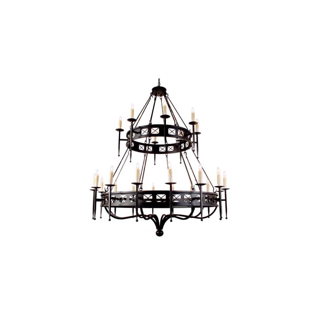 Gina 24 Light 72" Wide Taper Candle Style Chandelier