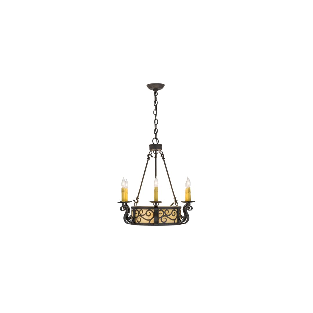Delano 6 Light 24" Wide Taper Candle Style Chandelier