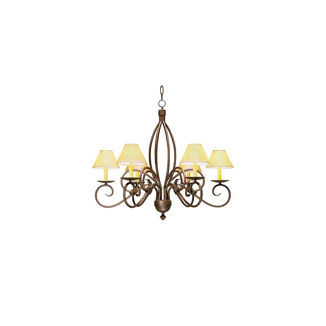 Squire 6 Light 28" Wide Chandelier
