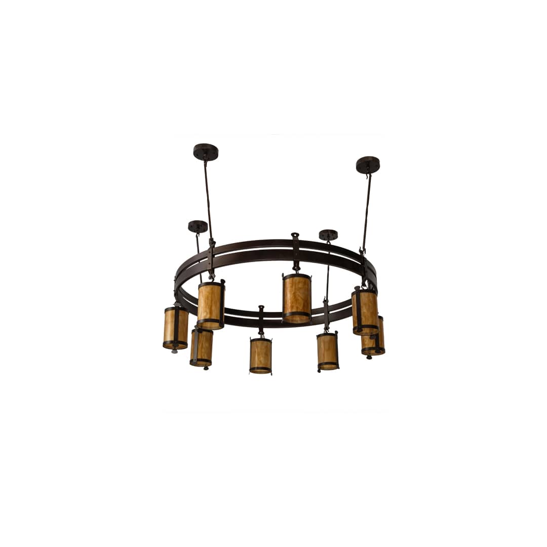 Beartooth 8 Light 67" Wide Ring Chandelier