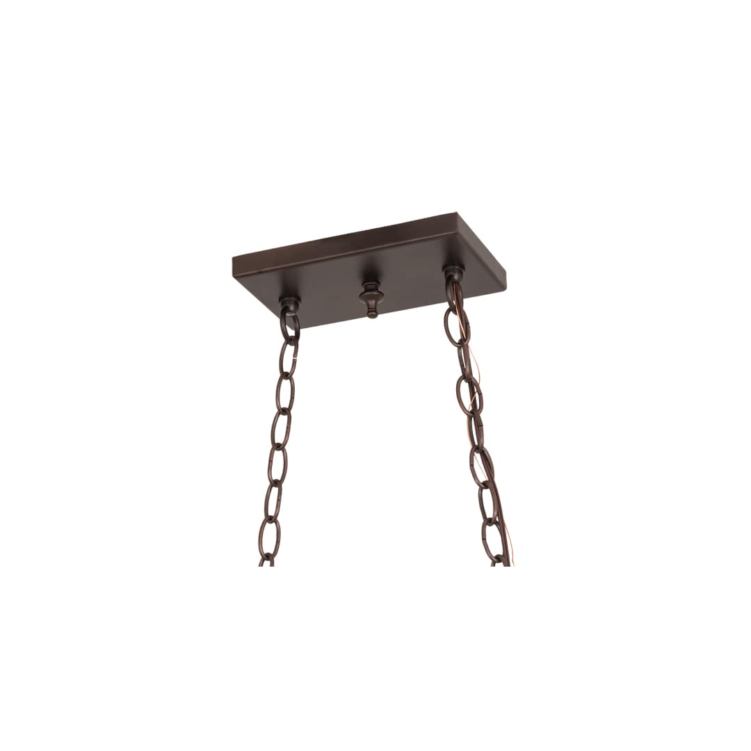 Pineapple 3 Light 16" Wide Linear Pendant