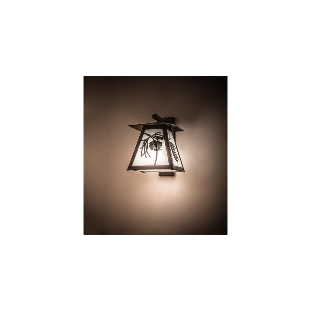 Scotch Pine 20" Tall Wall Sconce