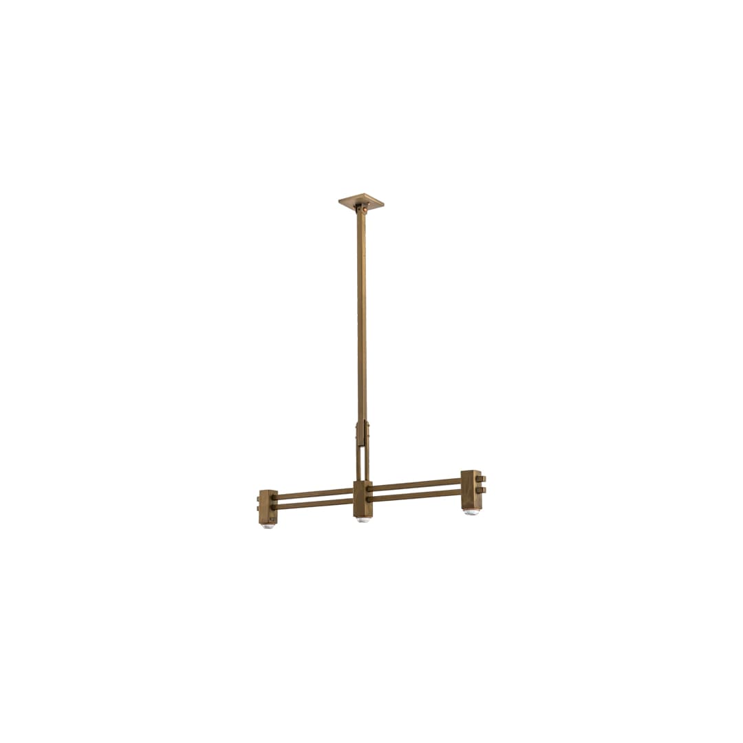 3 Light 48" Wide Linear Pendant