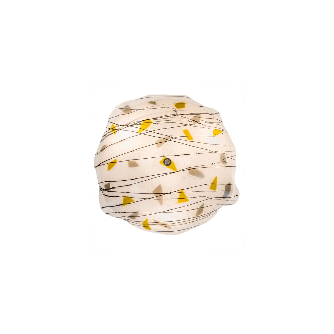 Metro Fusion 3 Light 18" Wide Semi-Flush Bowl Ceiling Fixture