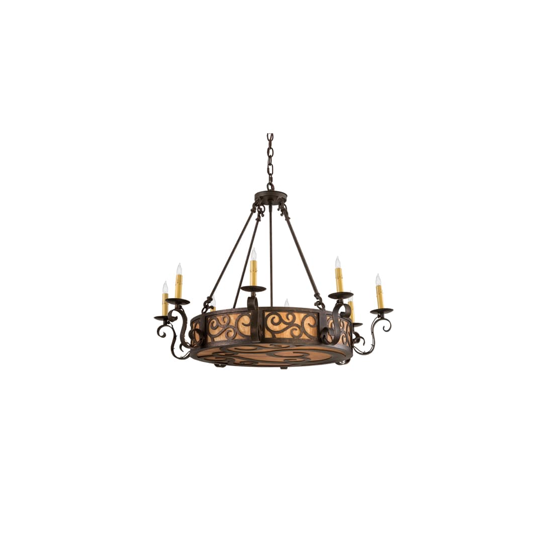 Delano 10 Light 36" Wide Taper Candle Style Chandelier