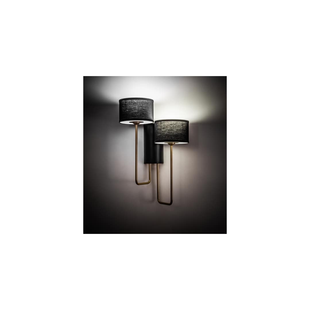 Cilindro Duet 2 Light 25" Tall Wall Sconce