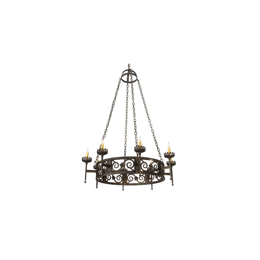 Majella 8 Light 42" Wide Taper Candle Style Chandelier
