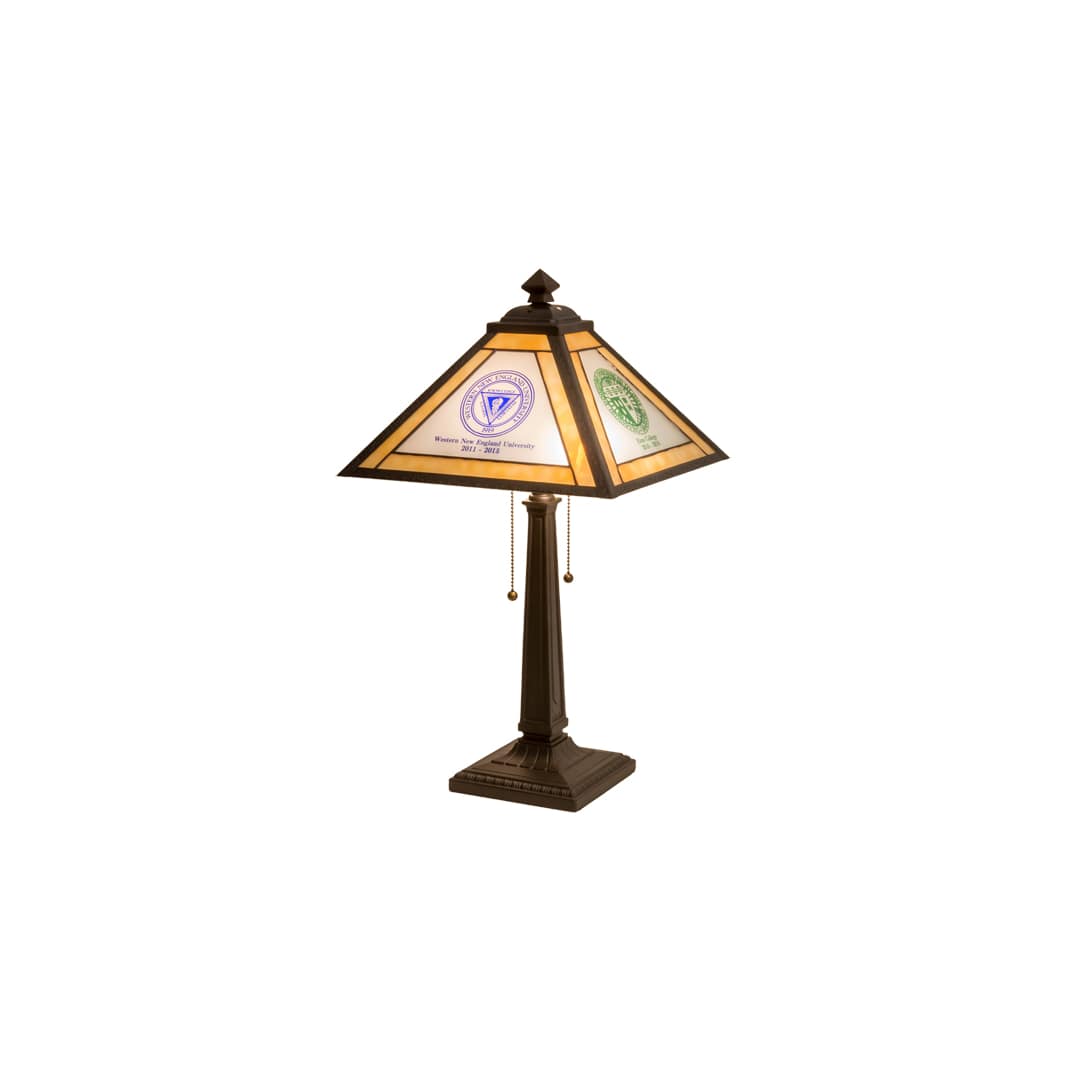 Personalized 2 Light 23" Tall Buffet Table Lamp