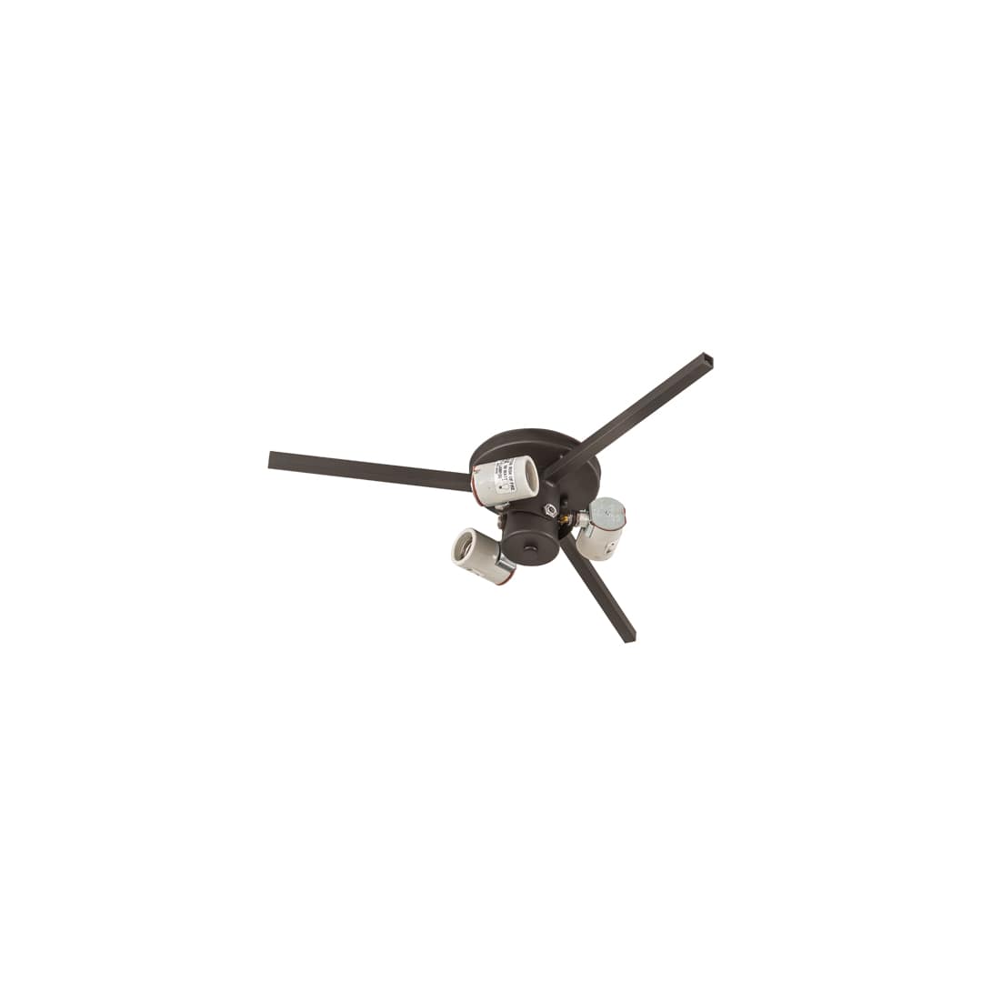 Dominga 3 Light 20" Wide Flush Mount Bowl Ceiling Fixture - Wrought Iron Finish