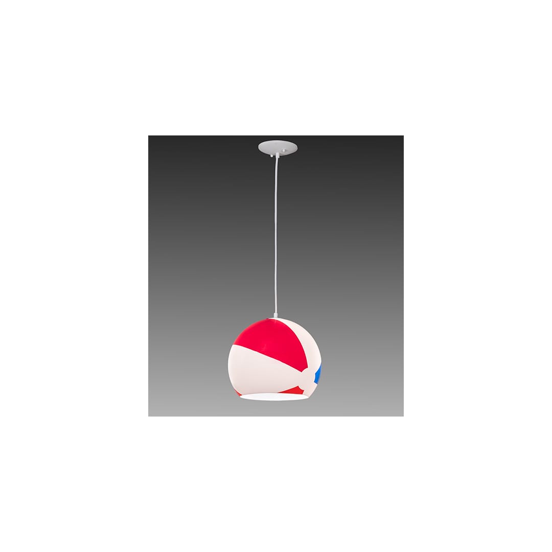 12" Wide Abstract Pendant